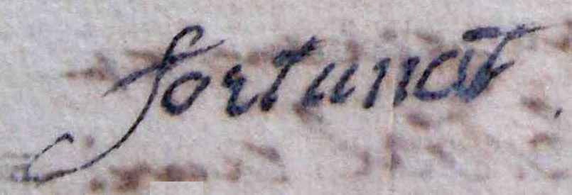 Signature Pierre Fortunat